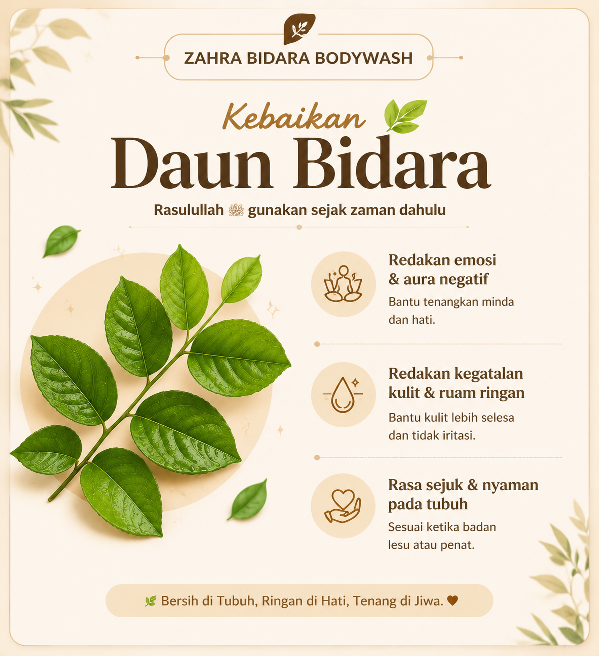 Kebaikan Daun Bidara