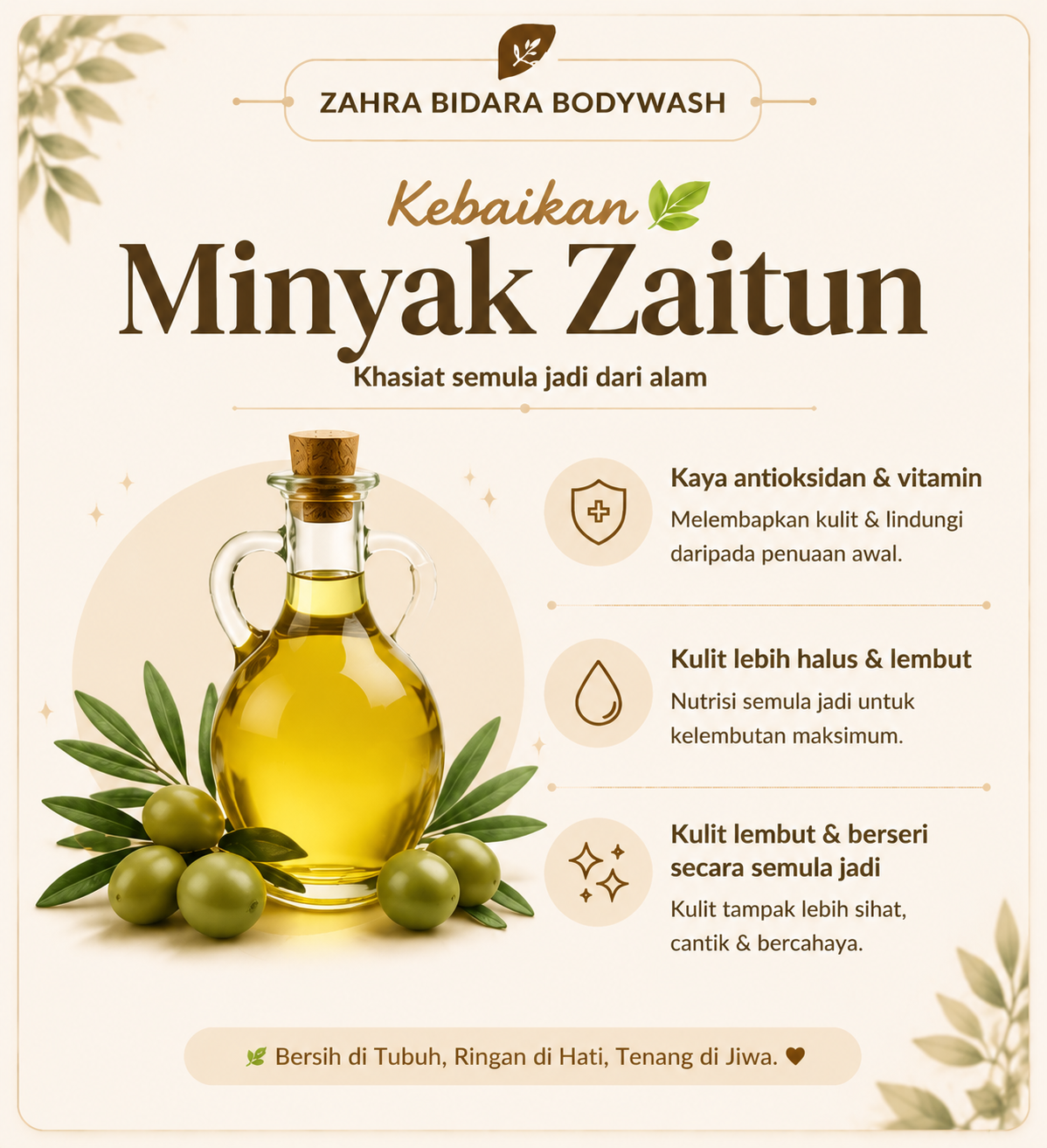 Kebaikan Minyak Zaitun